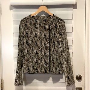 Tinley Road women's tweed lined Moto jacket size L